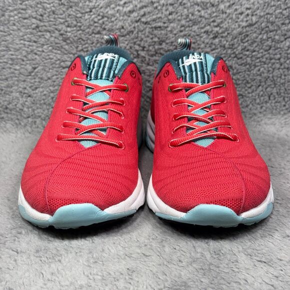 Enda Lapatet Mens Size 10.5 Running Shoes Sneakers Crimson Red White - Picture 2 of 9